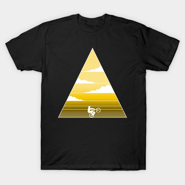 MTB Yella Art T-Shirt by OneRedFox